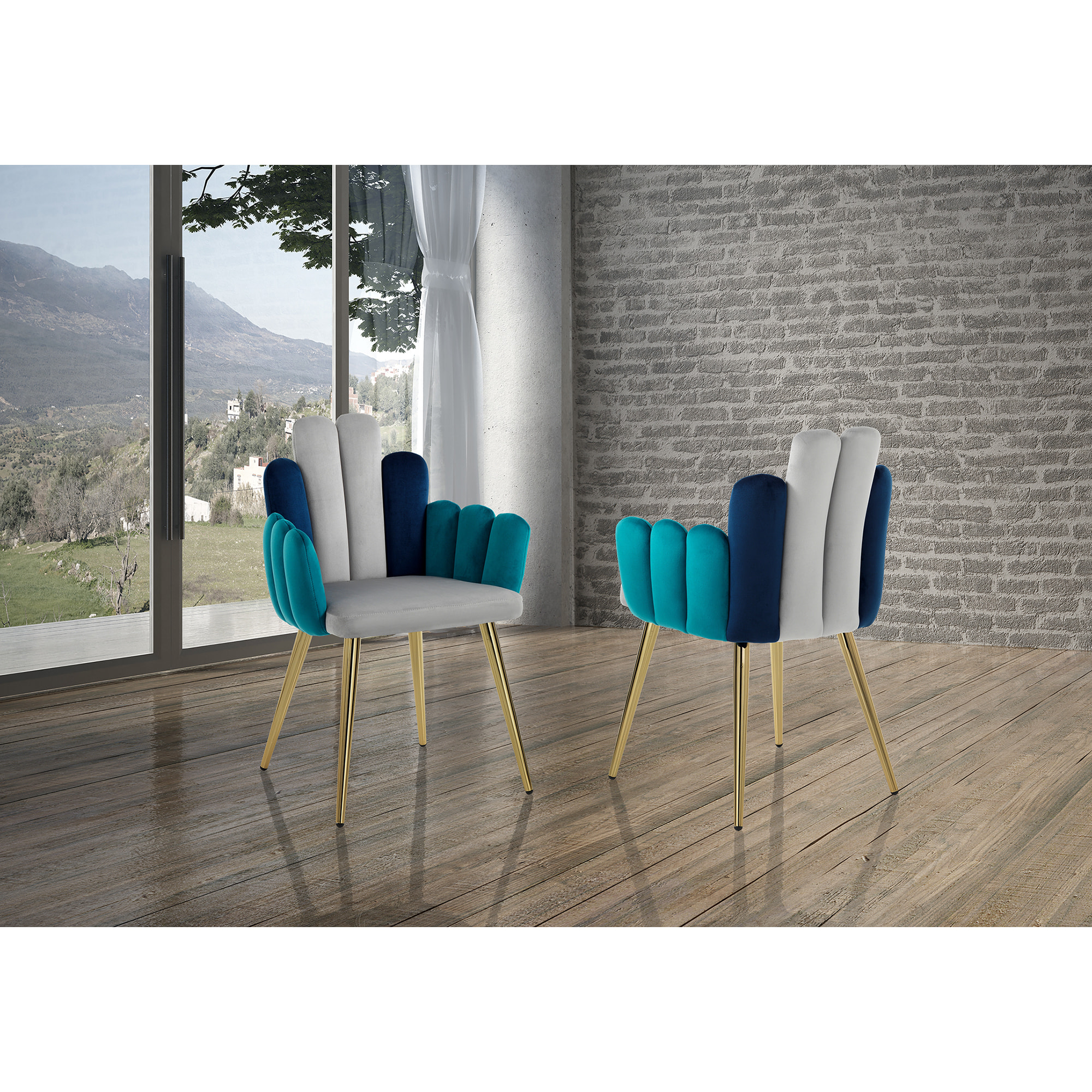 Oresteluchetta sedia / poltrona AIGAS multicolore