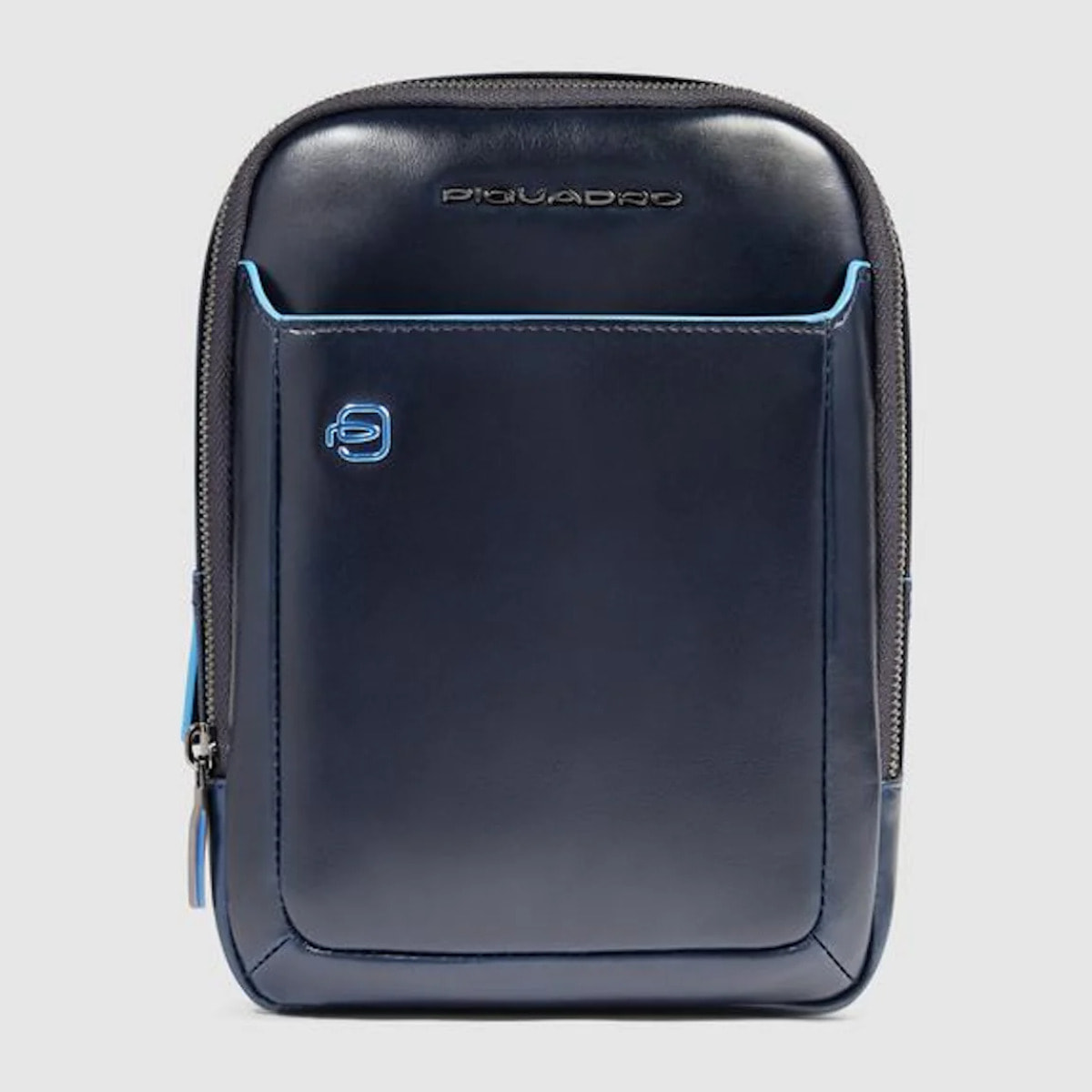 Piquadro Borsello in pelle porta iPad®mini con tasca per AirPods® e protezione RFID