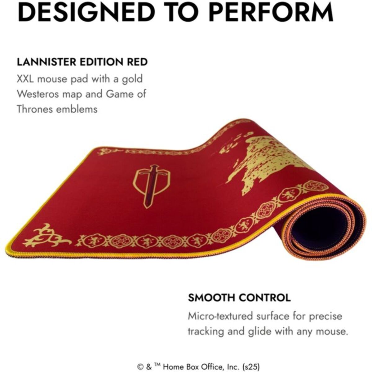 Tapis de souris LEXIP GAME OF THRONES LANNISTER XXL