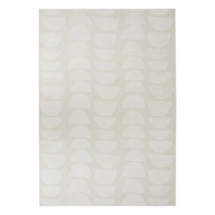 Tapis effet laine Anoai blanc 200x150cm