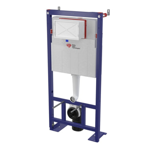 Pack WC Bâti-support Autoportant + WC SAT sans bride fixations invisibles + Abattant softclose + Plaque