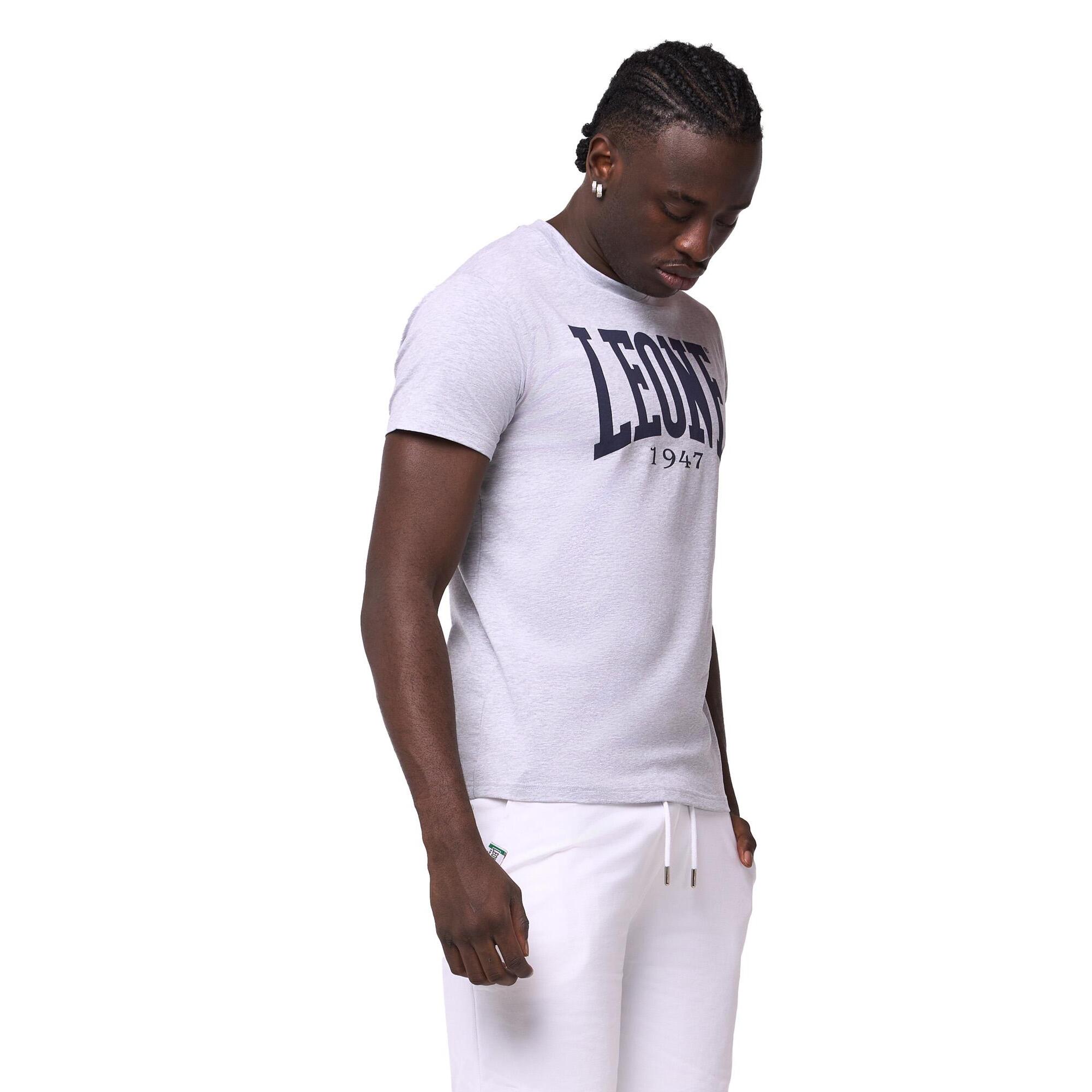 Camiseta de hombre Leone Basic de algodón de manga corta