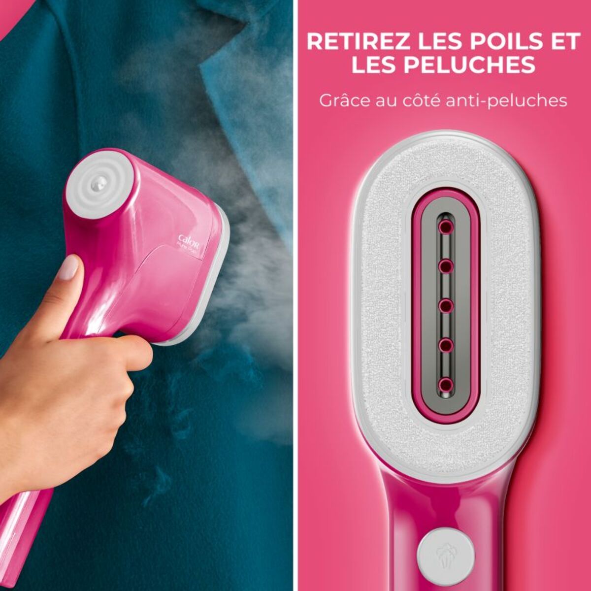 Défroisseur vapeur CALOR DT2023C6 Pure Pop Rose