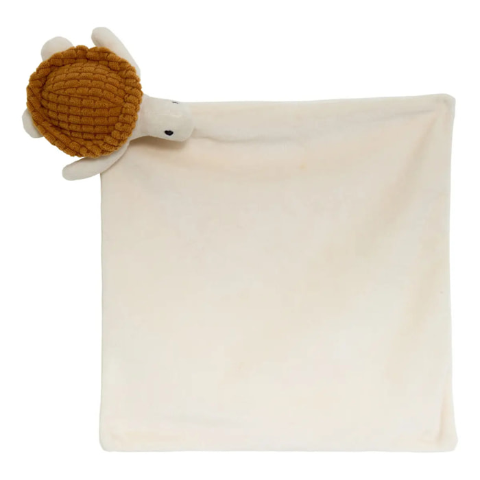 Doudou tortue Noa 25x25cm beige