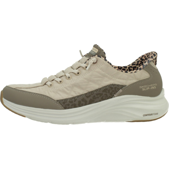 Sneakers De  Mujer 183015 Beis