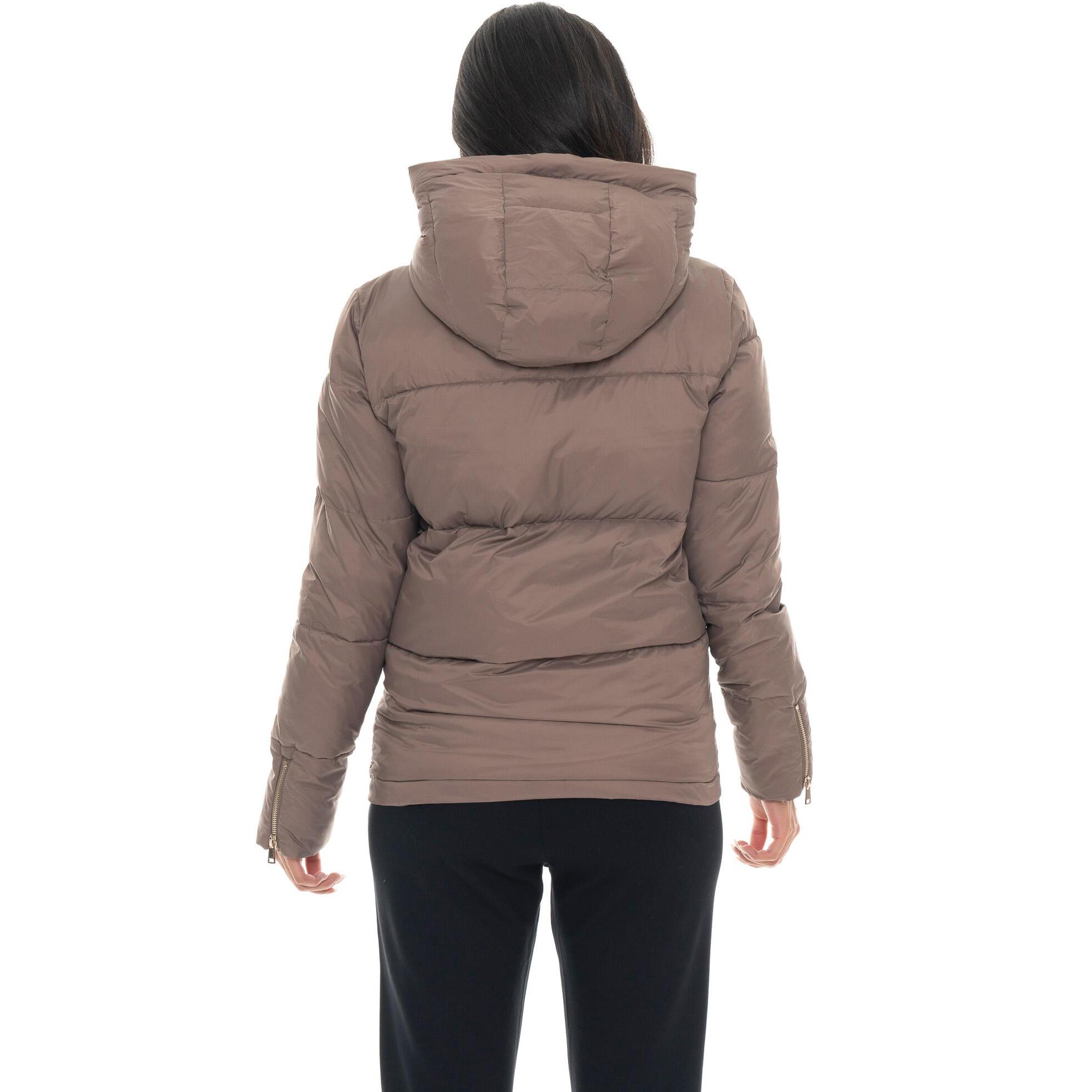 Chaqueta de plumas con capucha para mujer Leone 1947 Chic Tones