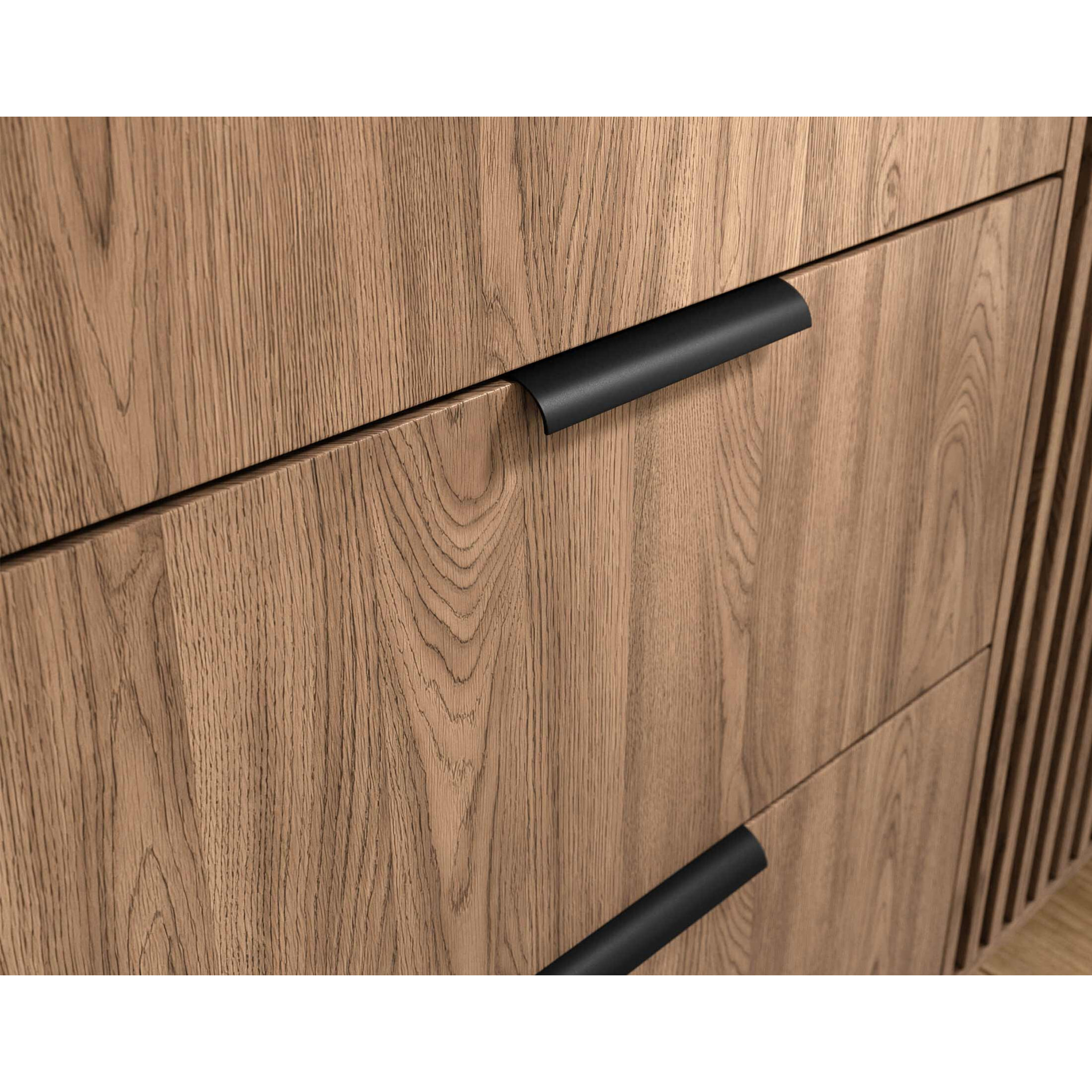 Portmore - armoire - effet bois - 185x192 cm - Bois