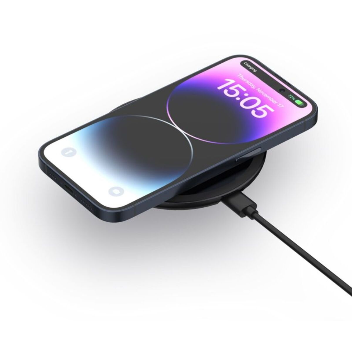 Chargeur induction ESSENTIELB MagSafe 10W Noir X2