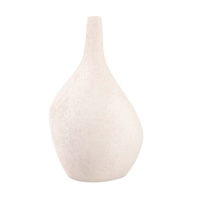 Florero Ceramica Beige 25x20x42 Cm