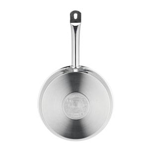 Poêle inox 24x5,5cm induction