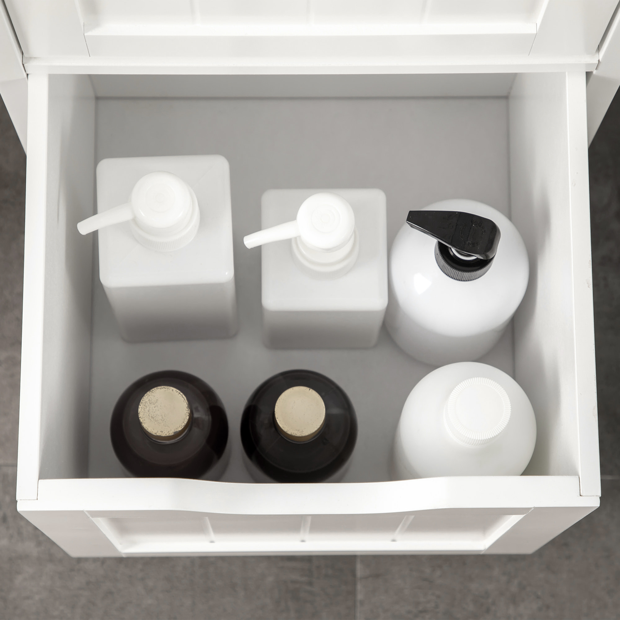 Armario Alto de Baño Estrecho con 3 Cajones y 2 Estantes Abiertos Columna de Baño Estilo Moderno para Salón Aseo Cocina 30x30x141,6 cm Blanco