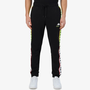 Kappa - Pantaloni Uomo Nero - 222 Banda Alanz Vr46 Travel