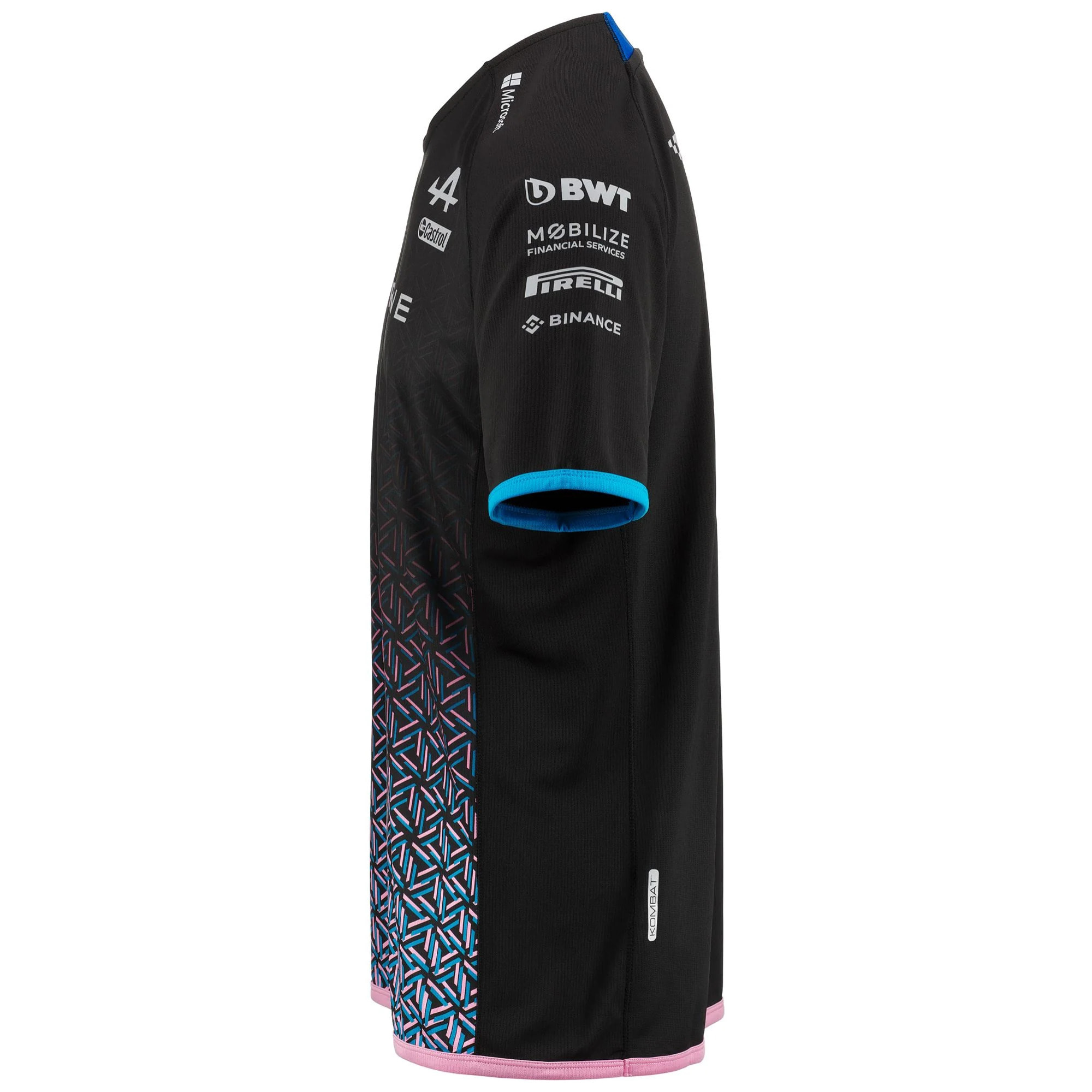 Kappa - Maglie gioco Bambino Nero - KOMBAT OCON ALPINE F1