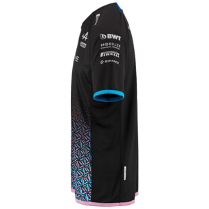 Kappa - Maglie gioco Bambino Nero - KOMBAT OCON ALPINE F1