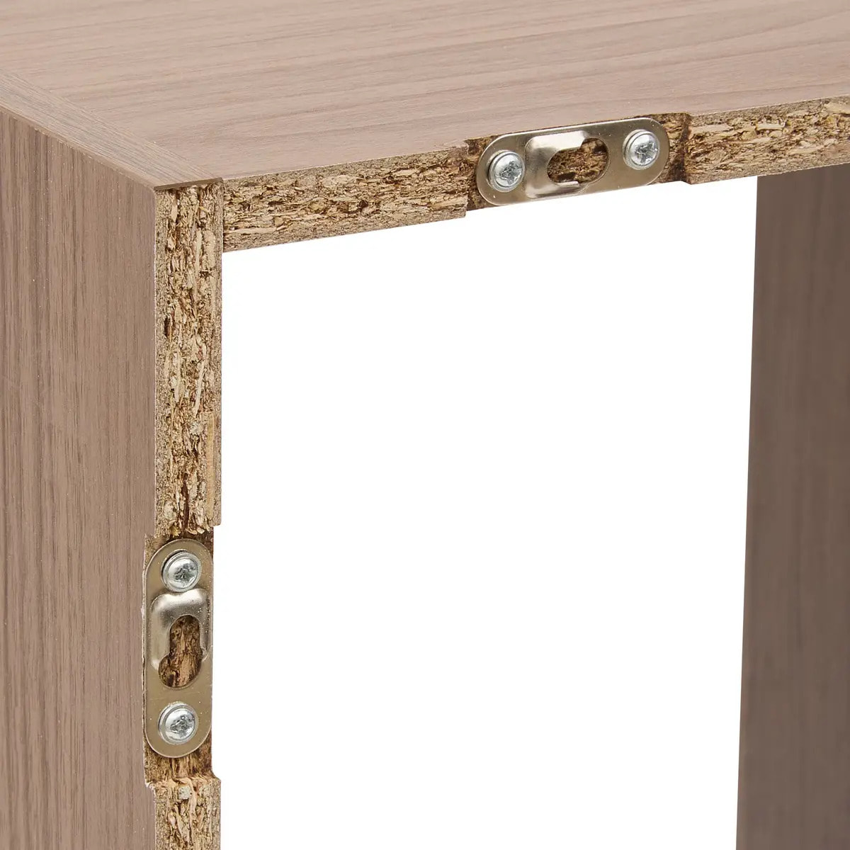 Étagère Mix'N Modul 2 cases rectangulaire marron