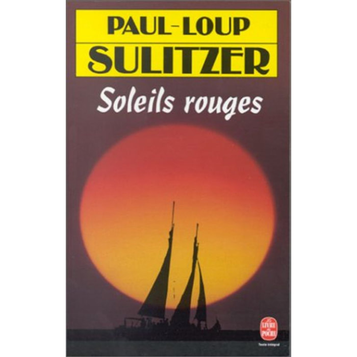 Sulitzer, Paul-Loup | Soleils rouges | Livre d'occasion