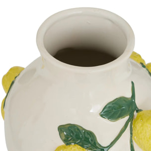 Vase Fruity Citrons 22,5x20x32,6cm Blanc