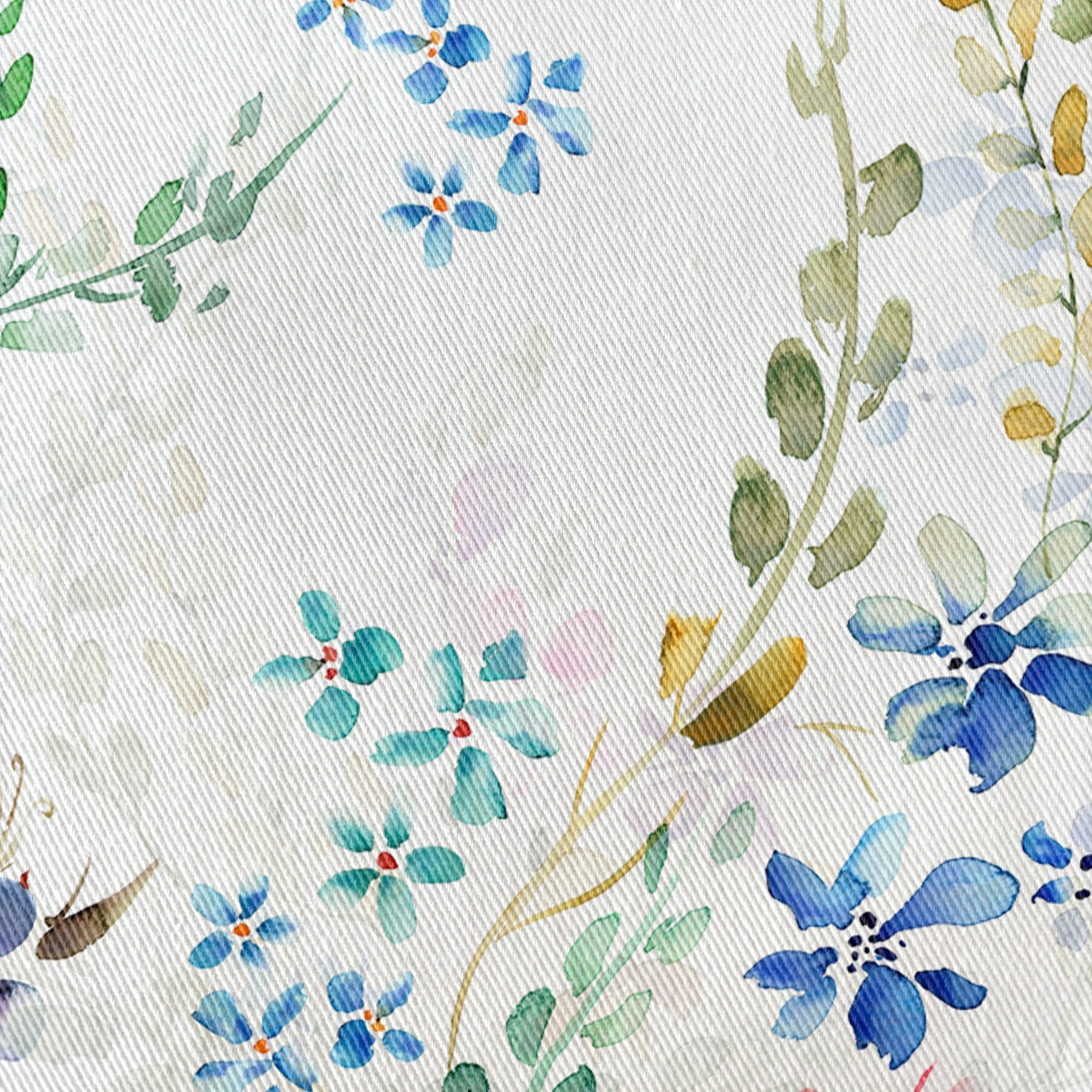 Nappe imprimée anti-tâches MANILA MALVA