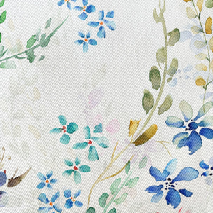 Nappe imprimée anti-tâches MANILA MALVA
