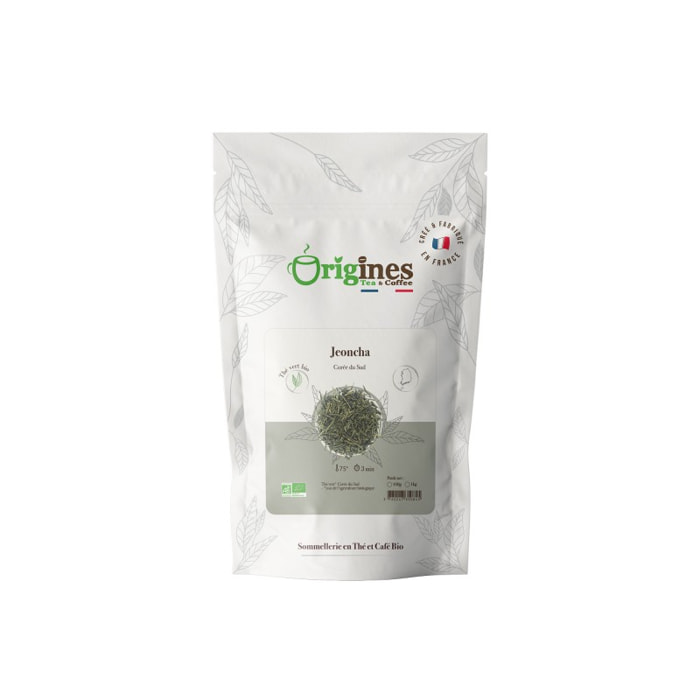 Jeoncha - Thé Vert Bio de Corée du Sud - Sachet 100g