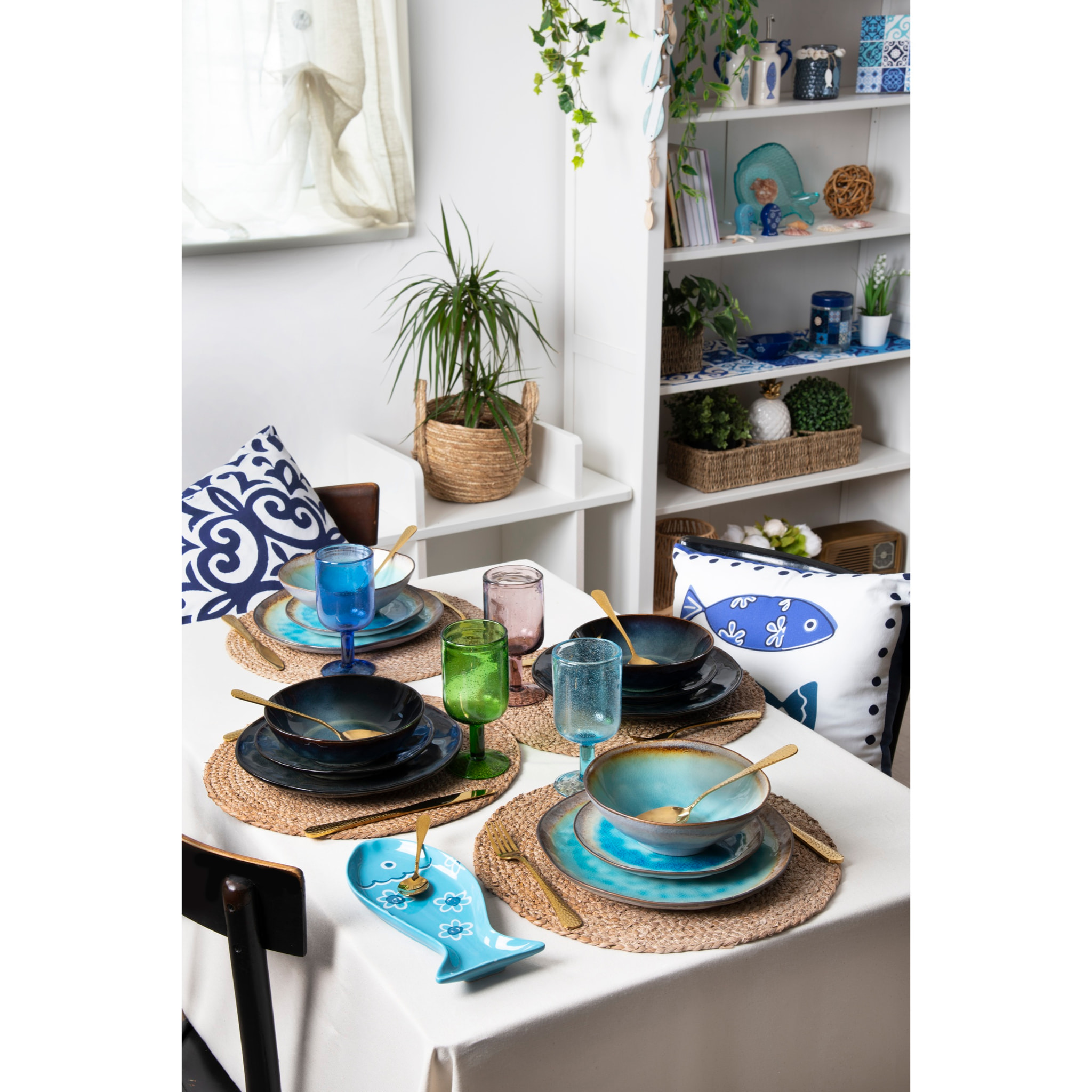 Nappe 140×240 Excelsa – Panama Color, Coton Crème