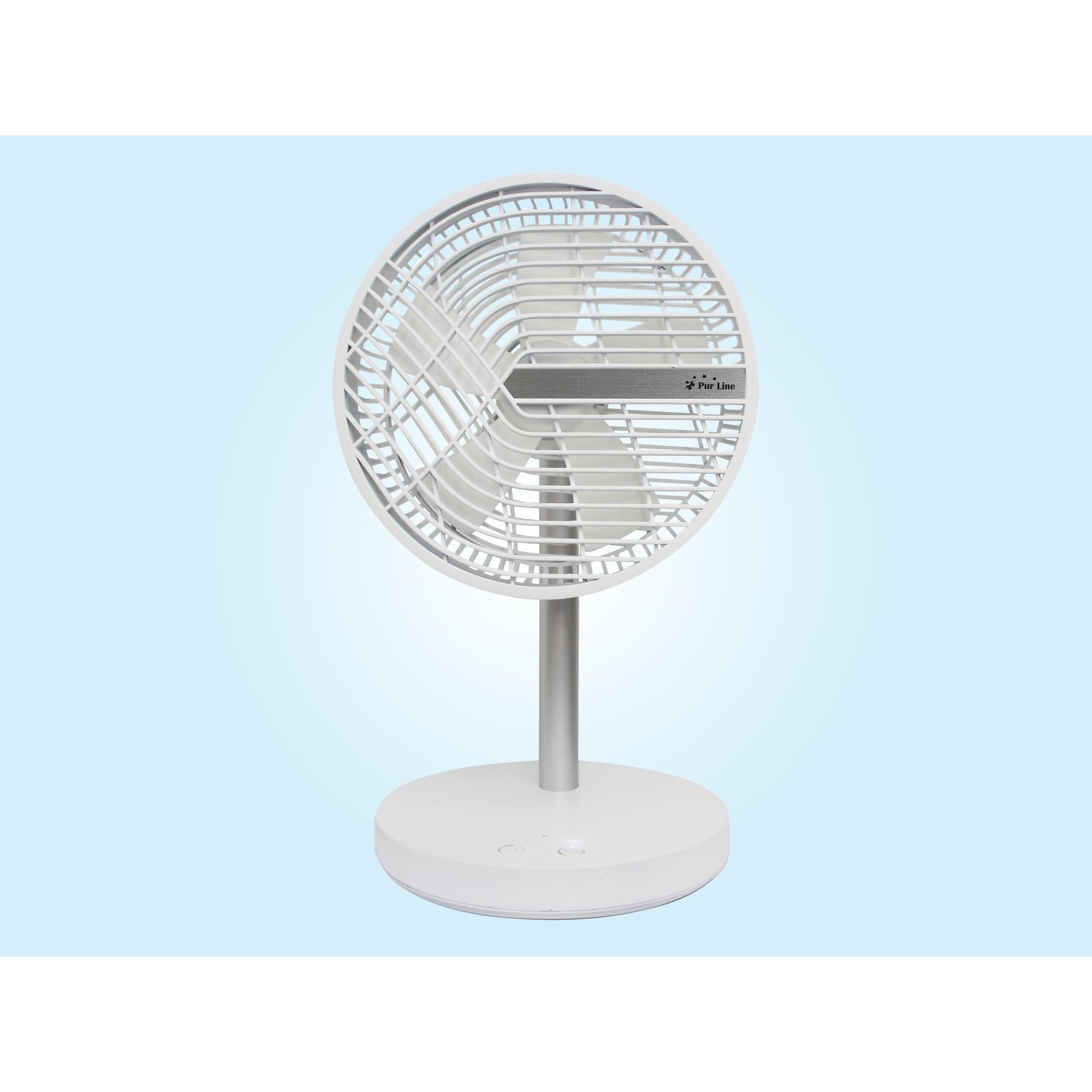 Ventilador de sobremesa con batería de litio recargable VENTY TA Li PURLINE