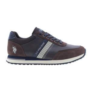 Sneakers U.S. Polo Assn. marrone scuro