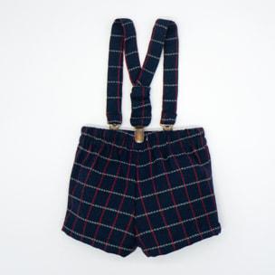 BERMUDA TIRANTES CUADRO VENTANA AZUL MARINO