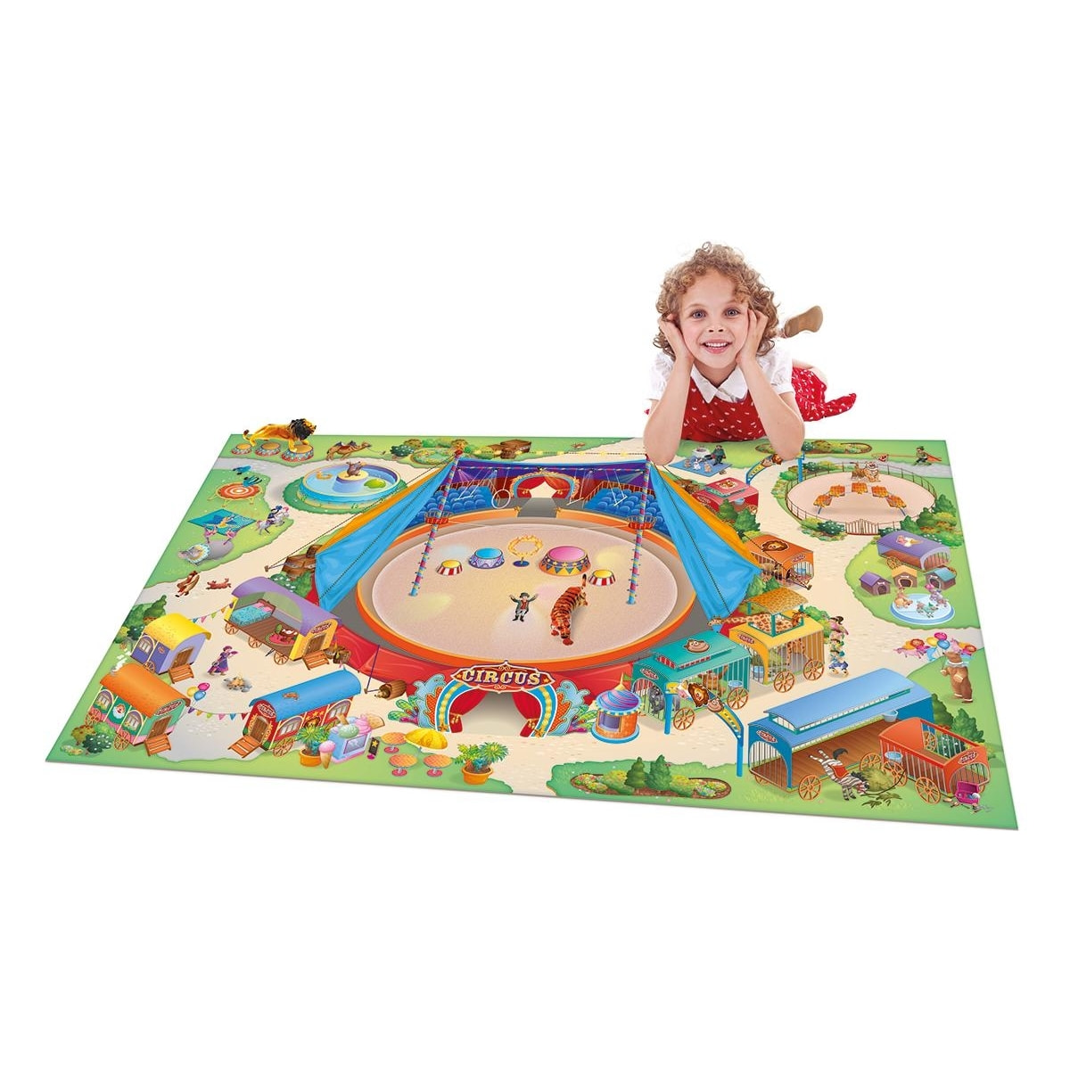 Tapis enfant tissé LIME