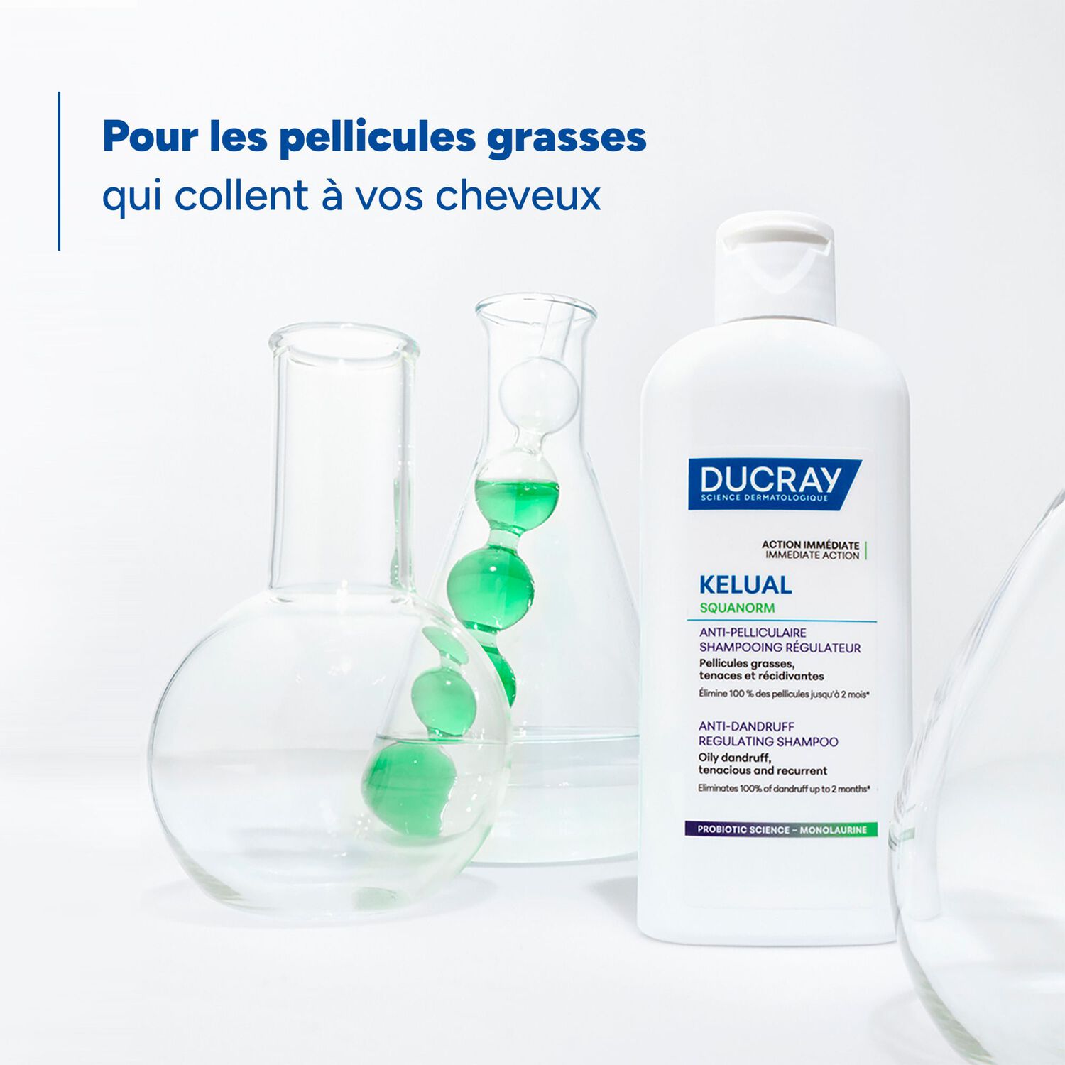 Ducray Shampooing Régulateur Anti-Pelliculaire Kelual Squanorm - Anti-Pelliculaire Shampooing Régulateur