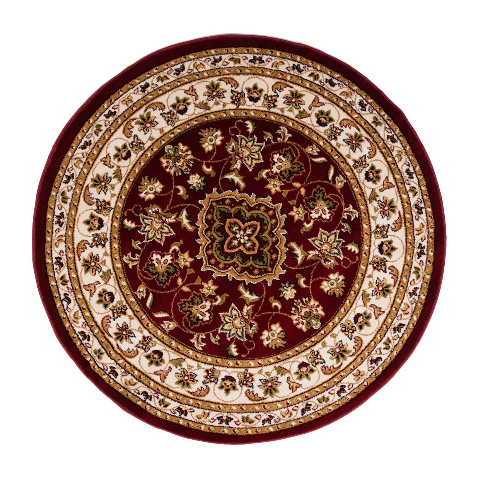 Tapis rond SHERBORNE Rouge