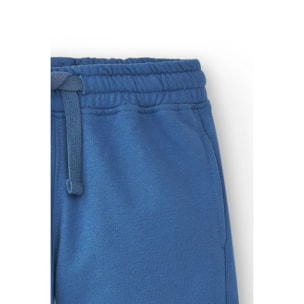 Pantaloni Da Ragazzo In Cotone Blu