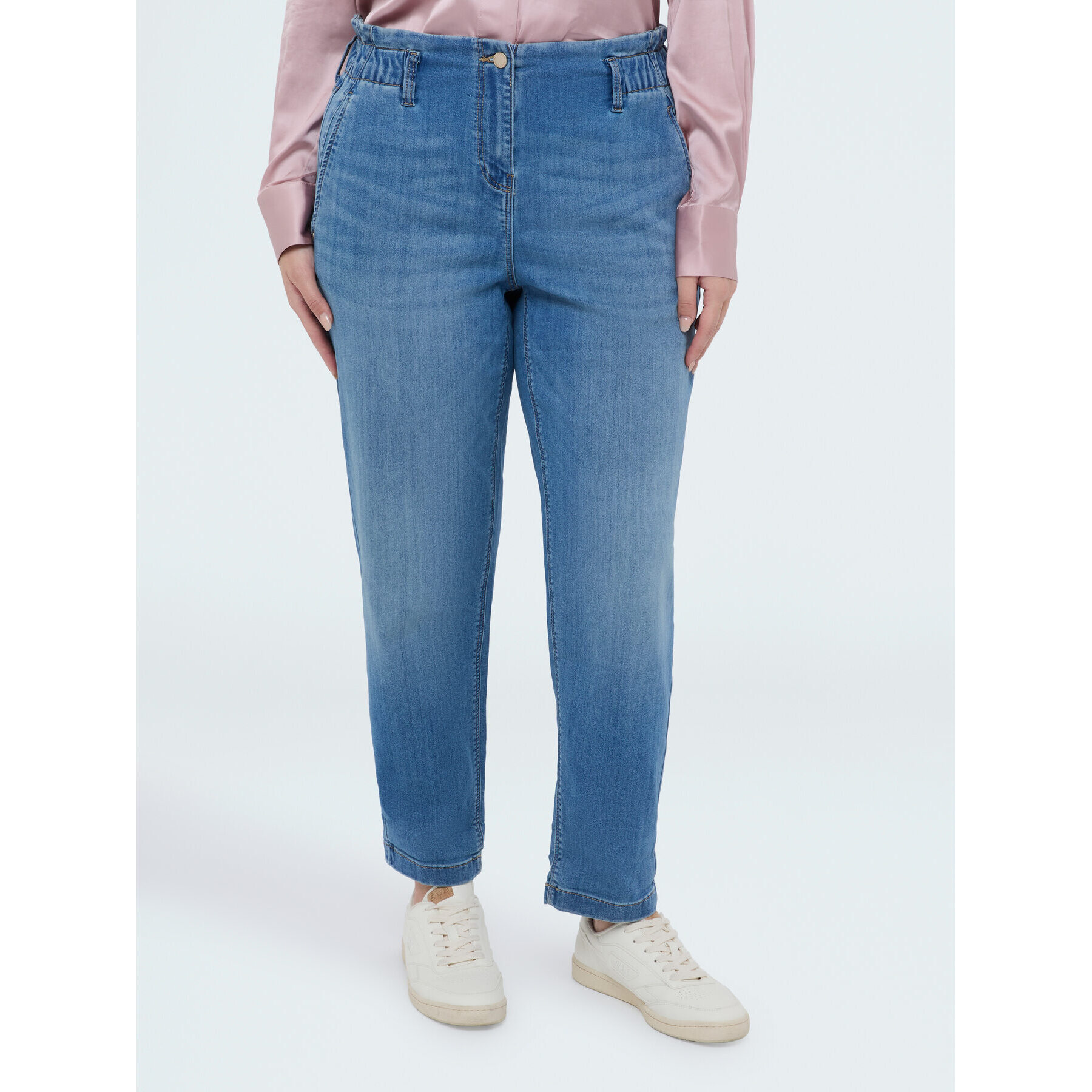 Fiorella Rubino - Jeans Balloon lavado washed - Light - blue