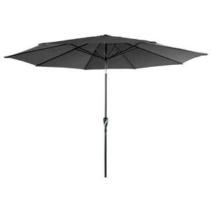 Parasol droit HAPUNA rond - Gris