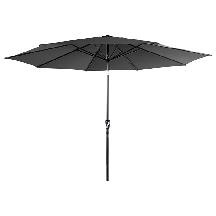 Parasol droit HAPUNA rond - Gris