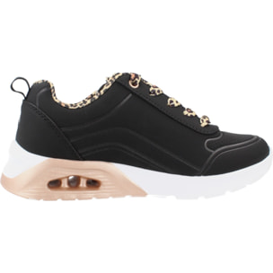 Zapatillas Niña Uno Lite 2.0 - Leopard Stride Negro