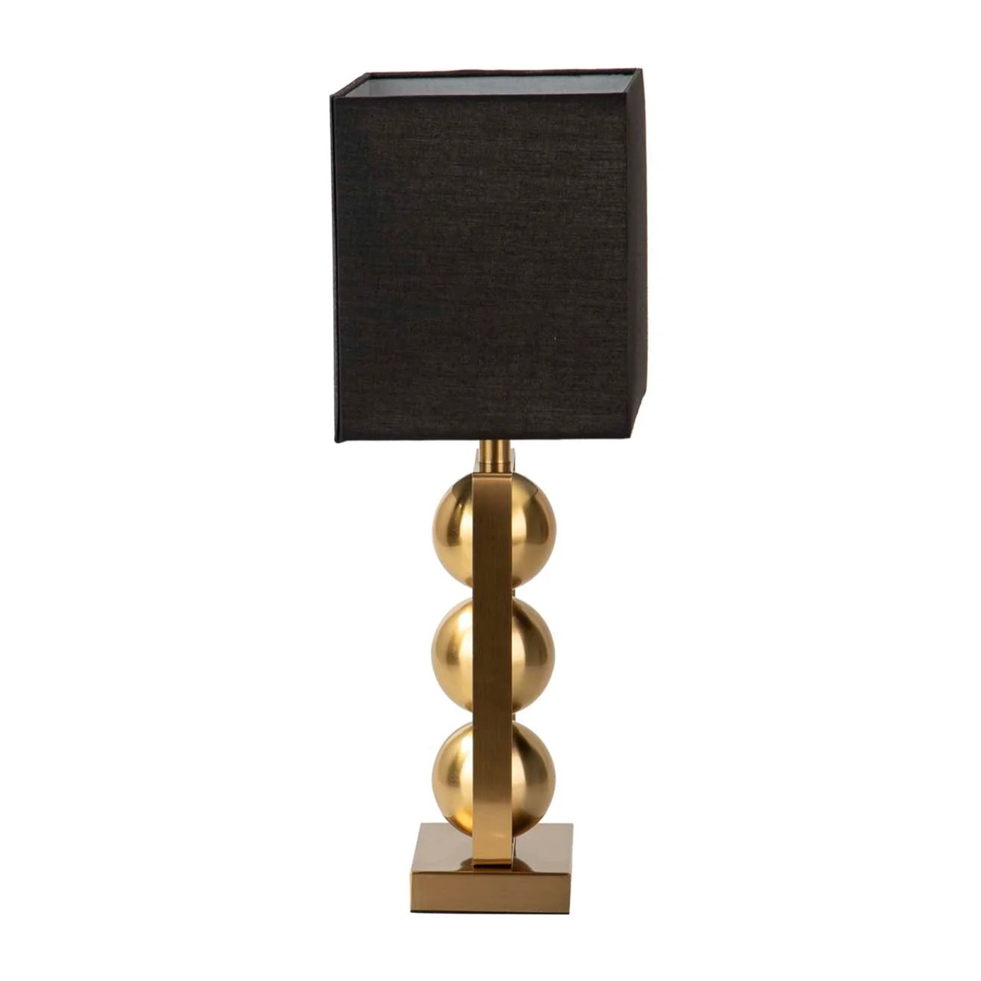 Lampara Sobremesa Metal Dorado 30x30x54 Cm