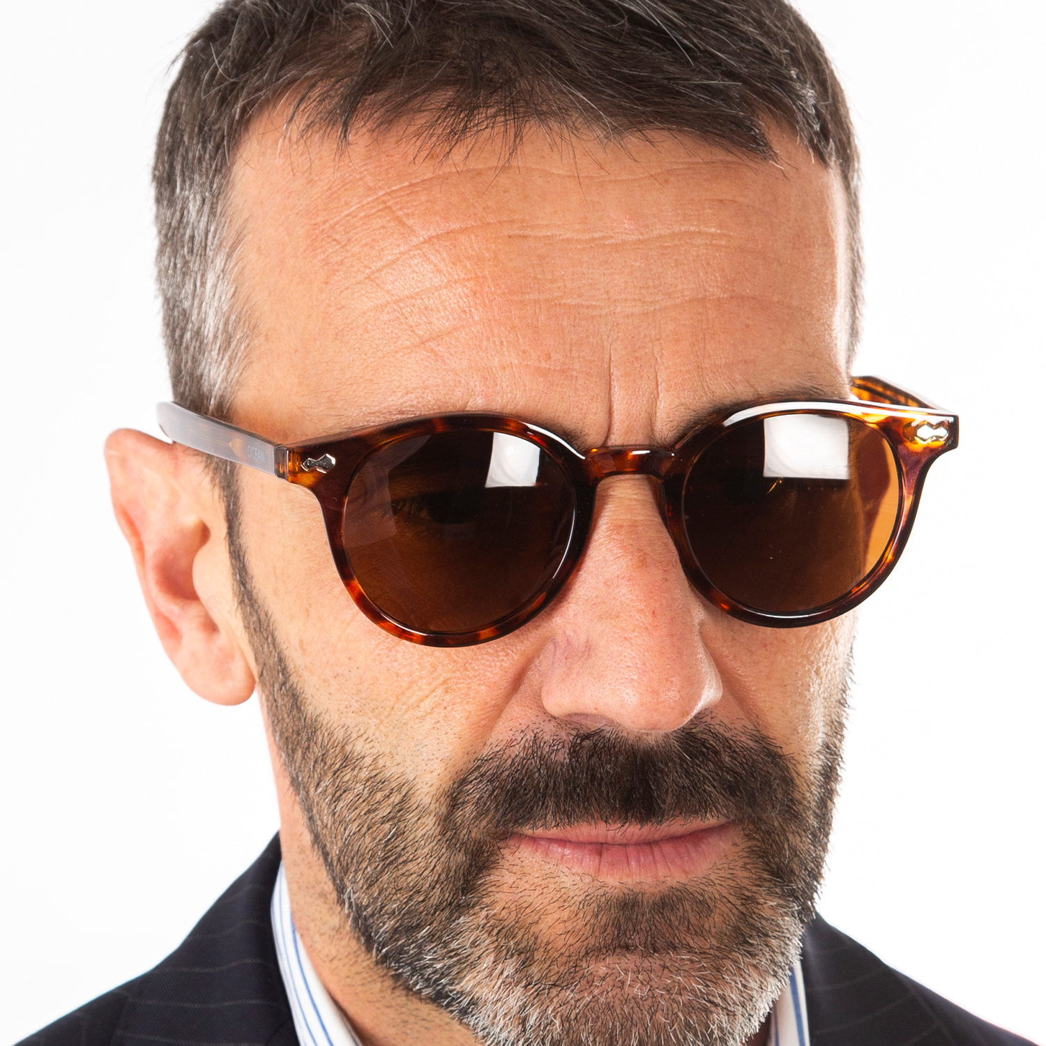 Gafas de sol OCEAN HONFLEUR - Marrón demi / Marrón polarizada
