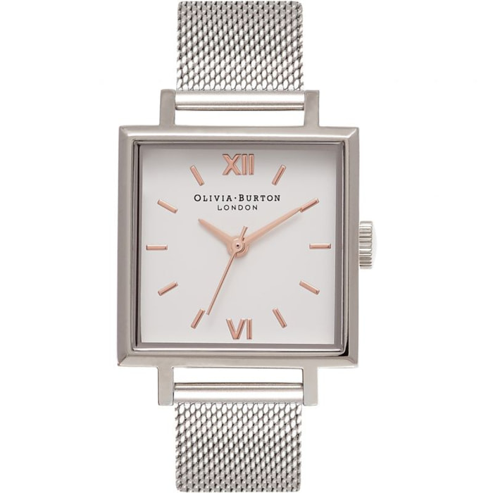 Reloj Olivia Burton OB16SS12 Mujer Analogico Cuarzo con Correa de Acero