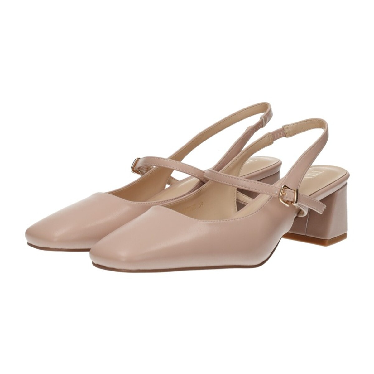 Décolleté sling back Donna Tata Italia Beige