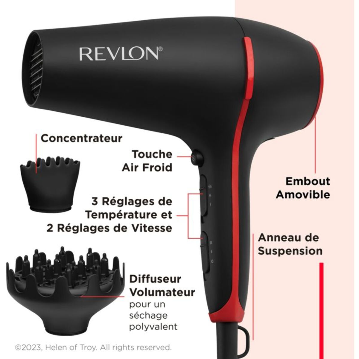 Sèche cheveux REVLON Smoothstay RVDR5317