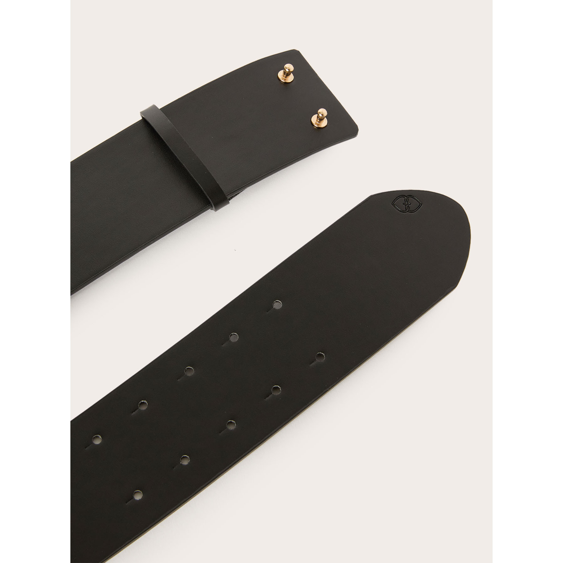 Motivi - Cintura alta a vita - Nero