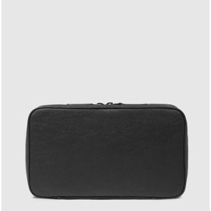 Piquadro Astuccio portacavi in pelle con tasca per mouse