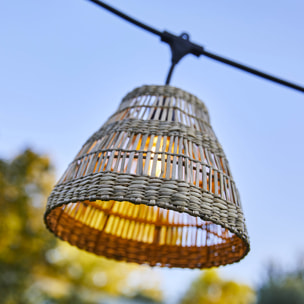 Guirlande connectable TESSA 7 ampoules E27 6M