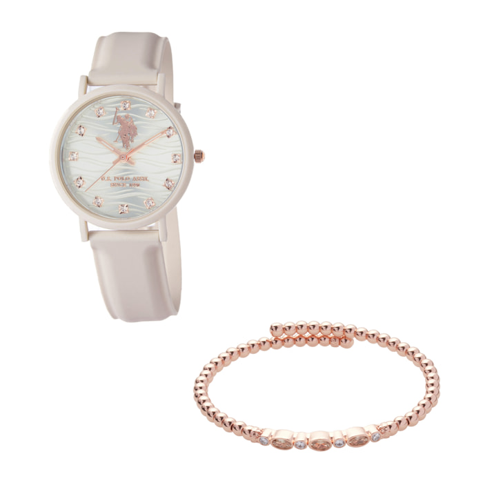 Cofanetto orologio e bracciale U.S. Polo Assn.