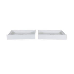 Tiroir lit enfant bois de pin (lot de 2) TIROIR RANGEMENT DE LIT X2