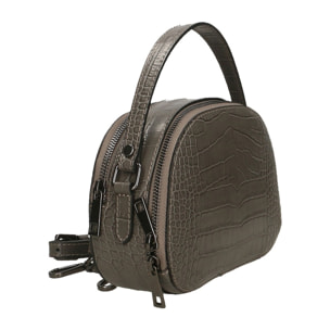 Borsa a tracolla da donna - Modello Cyrene - Vera pelle - 15.0 x 22.0 x 7.0 cm