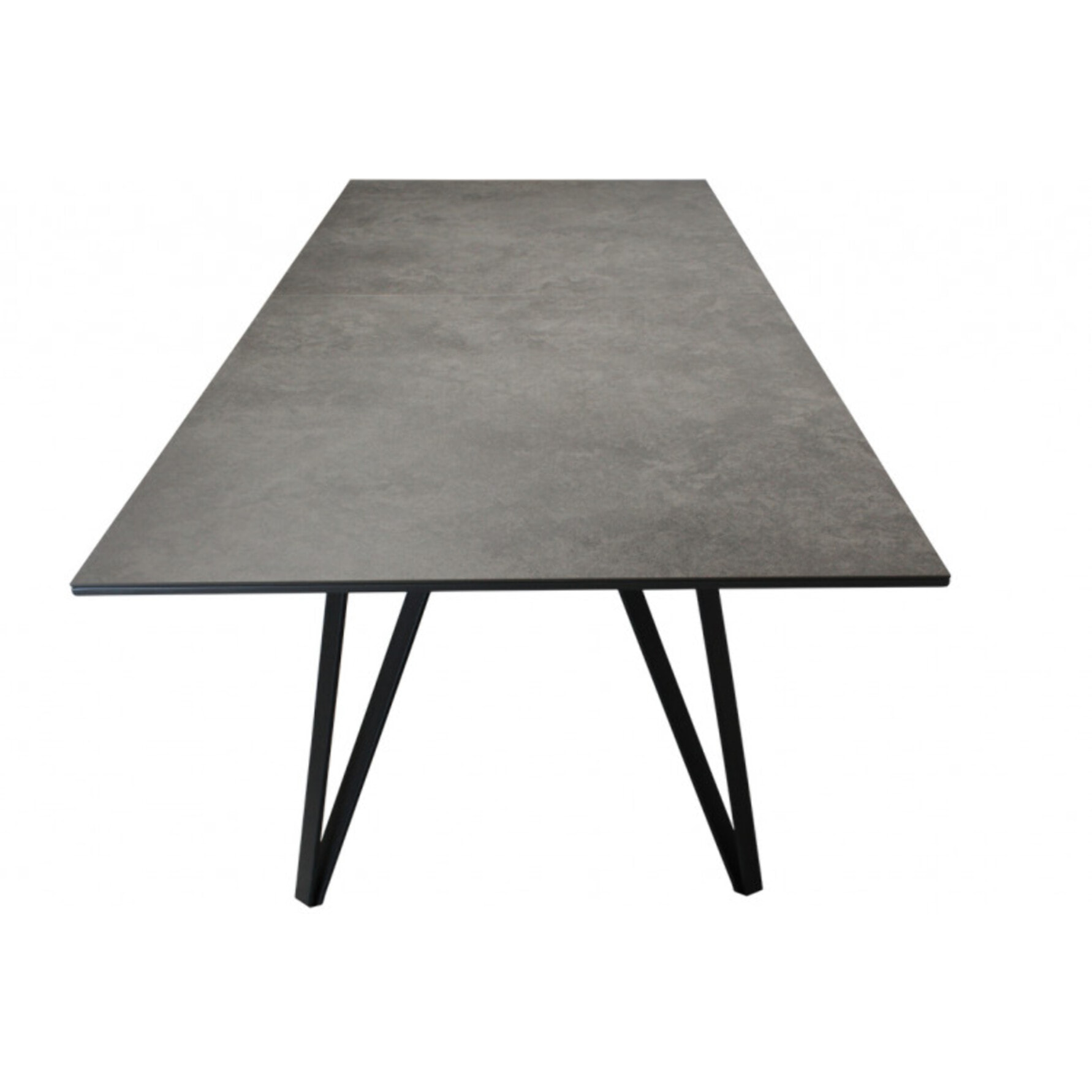 Table extensible céramique gris anthracite 180/230 cm - HARMONY