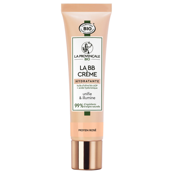La Provençale BB Crème Hydratante Moyen Rosé certifiée BIO 30ml