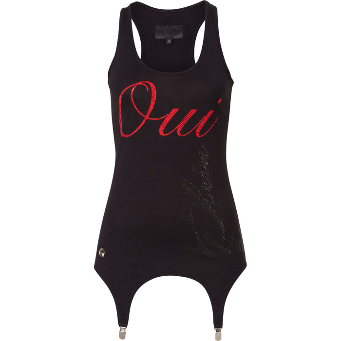 PHILIPP PLEIN Tank Top "oui"